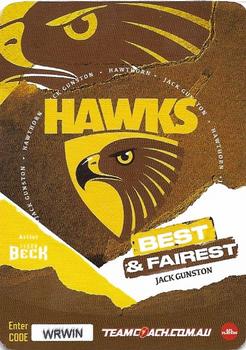 2021 Team Coach AFL - Best & Fairest #BF-10 Jack Gunston Back